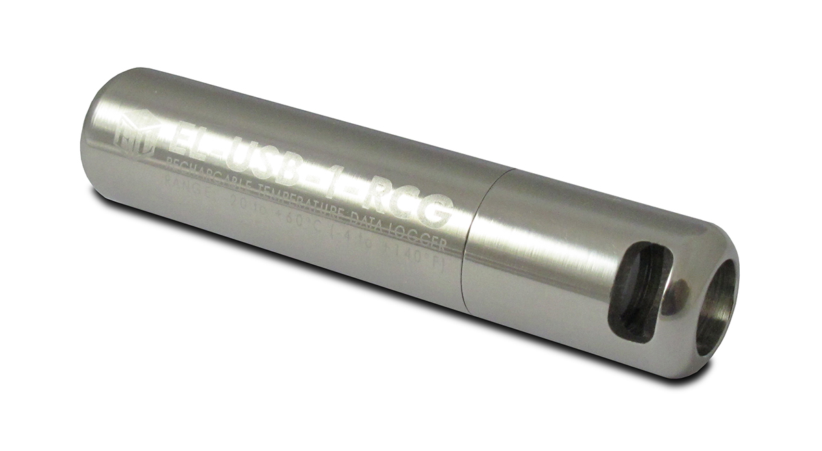 EL-USB-1-RCG, 자기온도계(自記溫度計), USB 를 이용하는 휴대용온도계, 충전용 배터리 사용, 온도범위 : - 20 + 60 ℃
